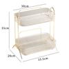 Cosmetics Organizer Rack Cups and Mugs Drain Buffet Serving Tray Multifunction Jewelry