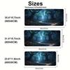 Dark Moon Forest Large Mouse Pad Gothic Night Scenery Desk Mat Nonslip Rubber Base Gaming Keyboard Pad Pc Laptop Table Decor Xxl