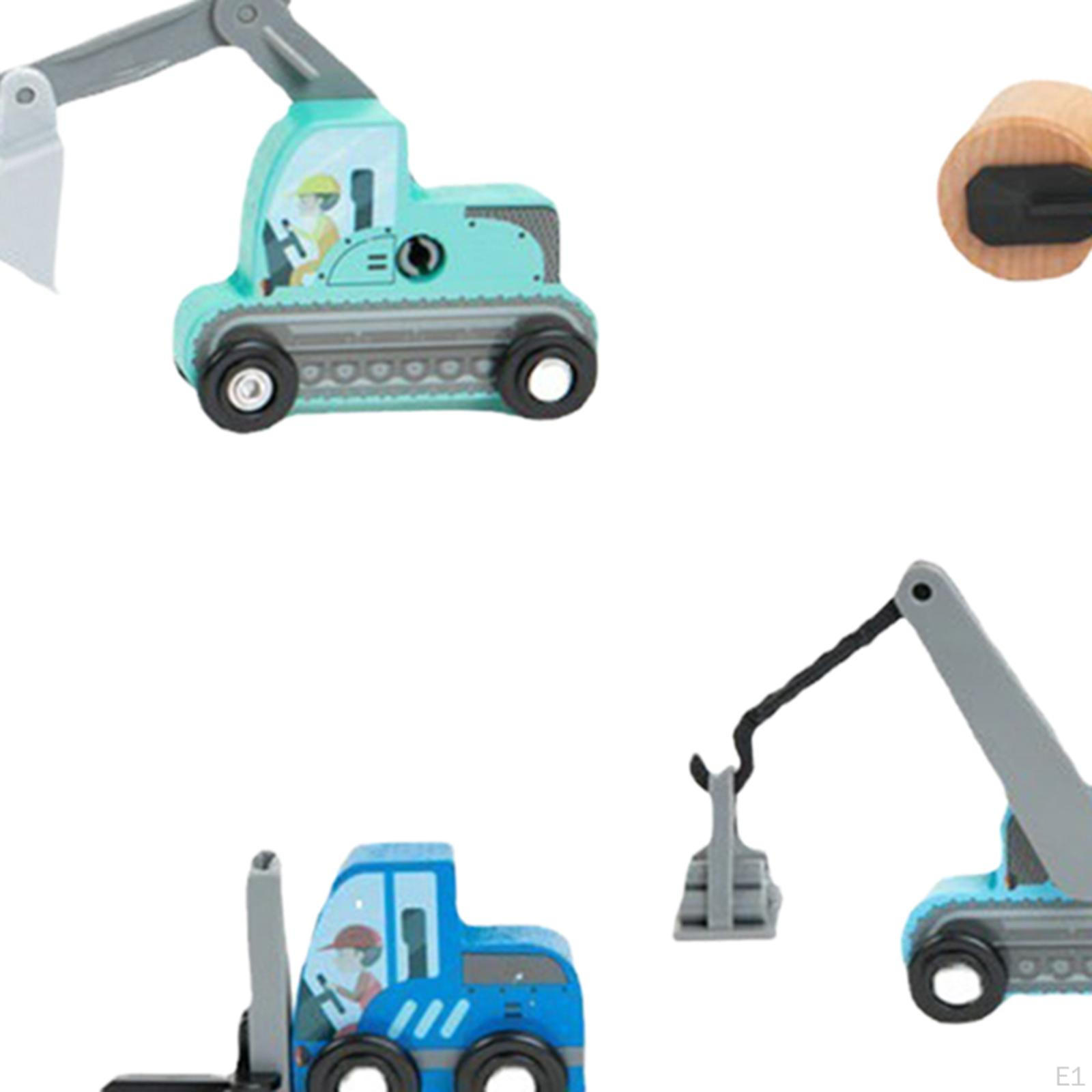 7 шт. Мини-строительные машины — фото 3