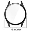 PC+Tempered Protective Case Full Coverage Cover Shell for Samsung Galaxy Watch 7 40/44MM