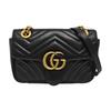 [Pre-Owned] GG Marmont Matelassé Mini Bag 'Black' - Very Good #QEX2VP