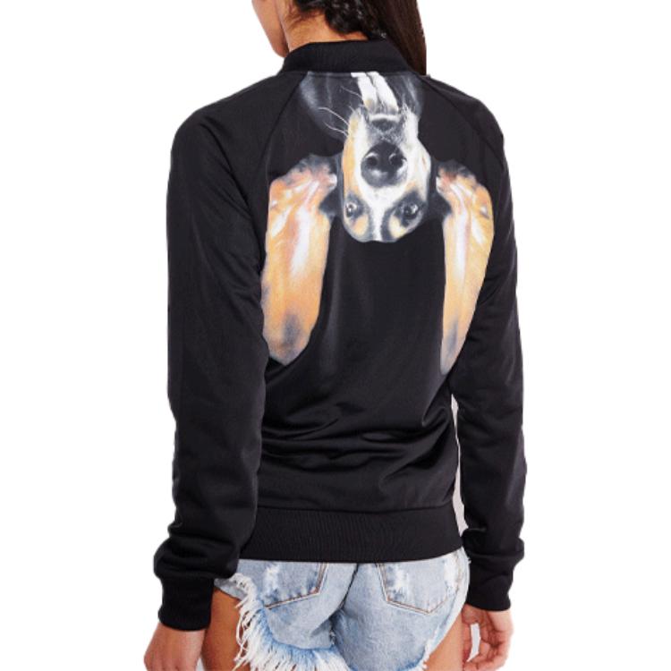 Adidas Originals Jackets Women's Black Stand Collar Moderate Other AJ7275