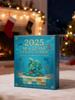 Marine Life Advent Calendar 2025 with 24 2D Flat Ocean Animals Decoration Xmas Countdown Calendar for Christmas Tree Ornaments