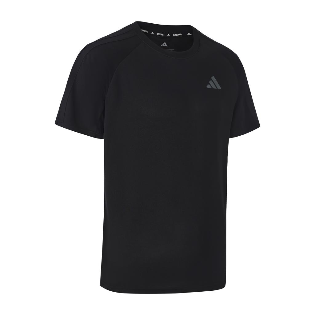 Adidas Three Stripes Solid Color Sports Casual Crew Neck Short Sleeve T-Shirt Unisex Tops Black BWTS26B1-BK
