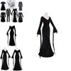 Mittwoch Addams Kleid Einteiler Cosplay Kostüme für Erwachsene Halloween Party Must-Have
