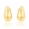 Gold-Plated Stainless Steel Stud Earrings, Drops Kst3670