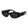 Versace Solid Design Cat Eye Sunglasses Women Sunglasses Black VE4480U