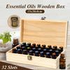 For doTERRA 32 Grids Essential Oil Natural Wood Box Aromatherapy Wooden Box Treasure Jewelry Storage Organizer Handmade Craft