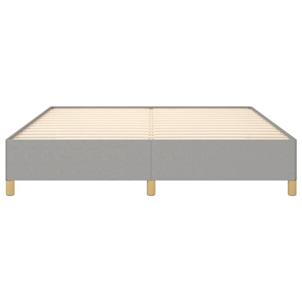 Vidaxl Bed Frame Without Mattress, Light Gray, 180X200 Cm, Upholstered
