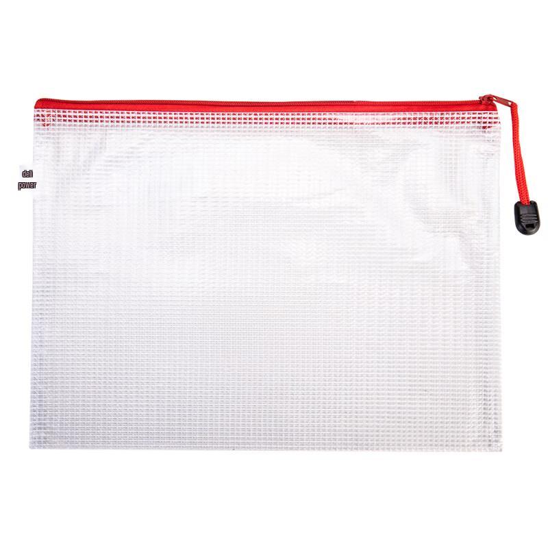 Deli A4 Mesh Zipper File Bags