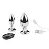 Wireless Remote Control Metal Vibration Butt Plug for Long-term Wear & Outdoor Fun