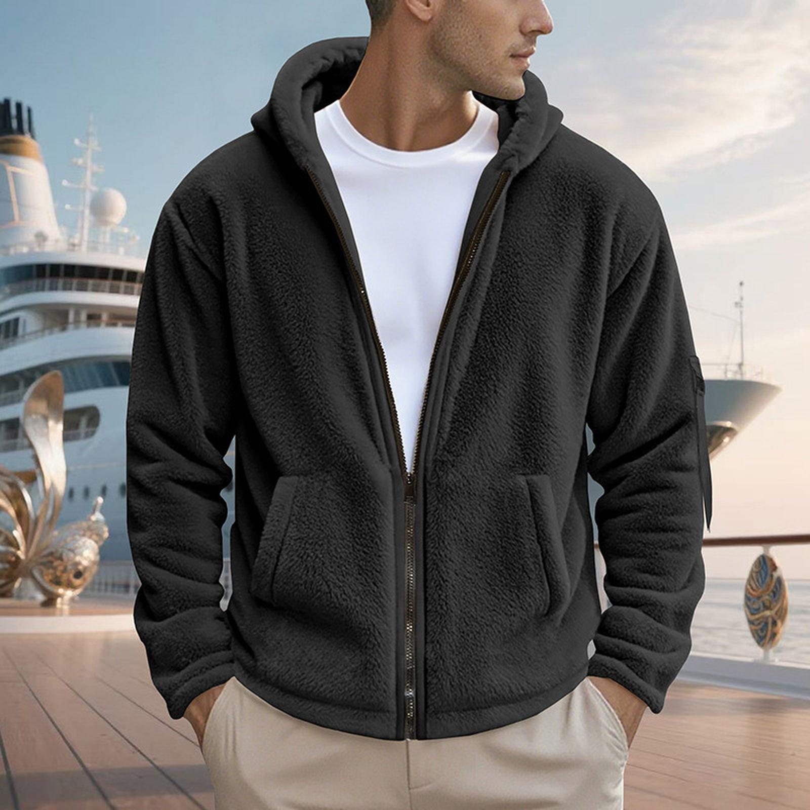 

Мужская куртка на молнии, повседневная куртка-кардиган в стиле ретро с длинными рукавами XL