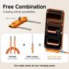 Detachable Charging Cable with Built-In Phone Stand  240W Super Fast Charging Type C To C 1.5M Data Cable For  iPhone/Huawei