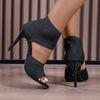 Fashion 2025 Fashion Ladies Shoes Open Toe Women's Sandals New Plus Size Dress Sandals Women Summer Outdoor Best Seller Heeled Sandals