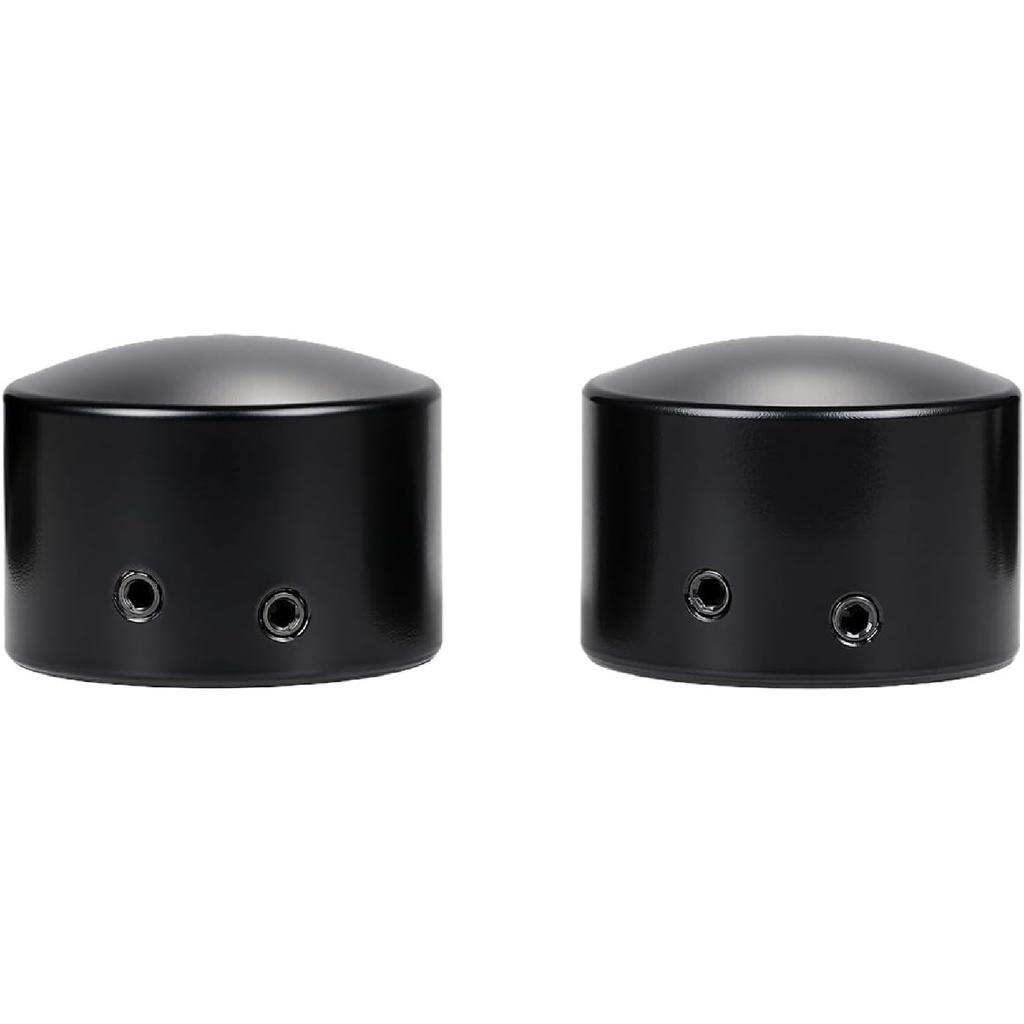 CHANGCHENG Front Axle Nut Cover Cap,Aluminum Alloy Front Lug Nut Cover for Touring Sportster Trike Glide Softail VRSC Models