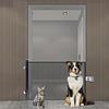 Retractable Pet Fence No-Drill Mesh Safety Gate for Dogs, Collapsible Design for Indoor Use, Fences Flexible Pet Barrier