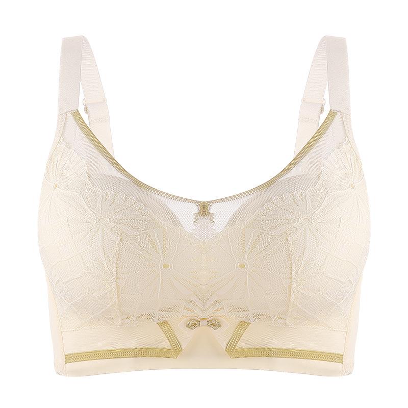 

Sexy lace underwear women s small breasts gather and adjust type, closed breasts, upper support silk, beautiful back, anti-sagging bra, bra 70AB