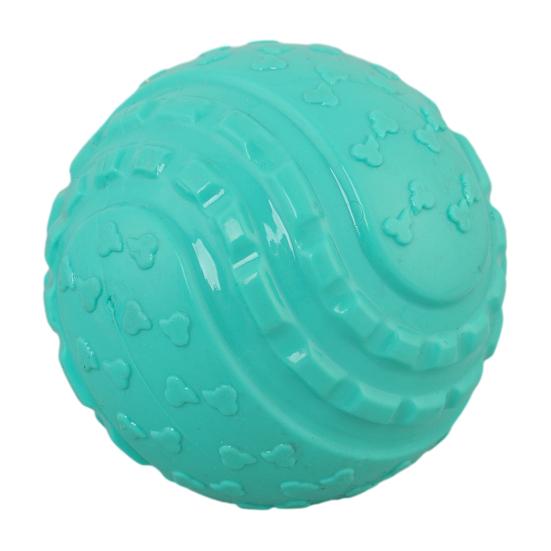 Quietschkugel Hundespielzeug Gummiball Hundekauspielzeug Interaktives Hundezahnreinigung Apportierspielzeug für Welpen Zahnen Hunde Training