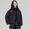 Down padded jacket 2025 winter new padded jacket short comfortable and versatile fashion casual warm stand-up collar solid color