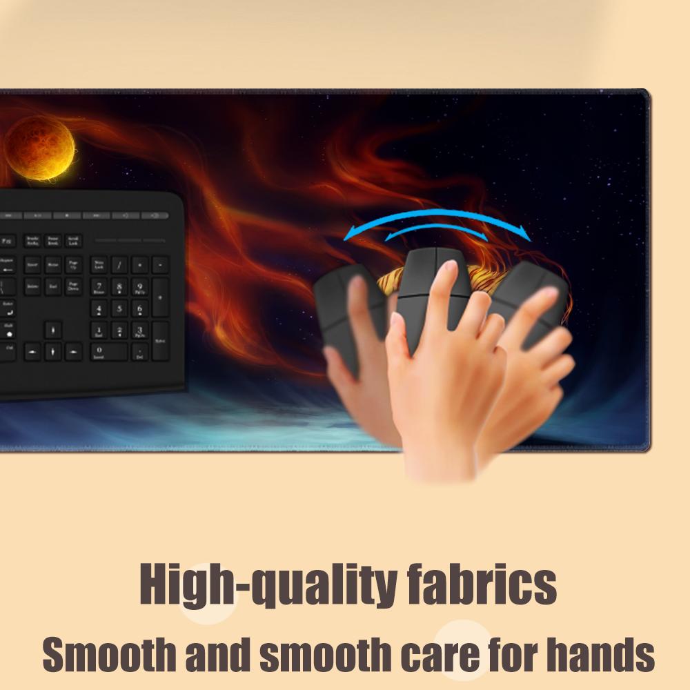 HYBXAXC Tiger Mousepad Gamer Pc Mouse Pad Gaming Accessories Desk Mat Computer Keyboard Mats Office Anime Extended Mouse Mat