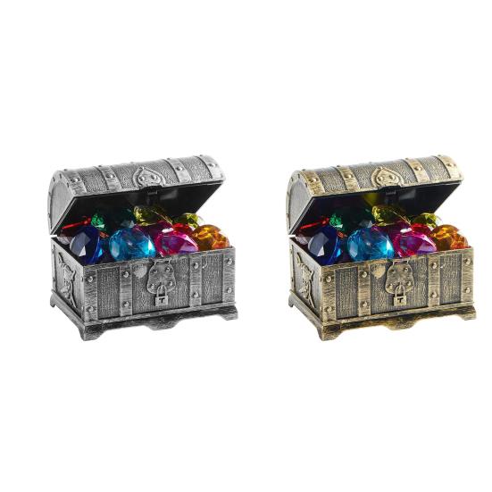 Diving Gems Pool Toys Diving Treasure Set Pirate Chest with 12 Gemstones Pool Training Toys for Kids Floating Sinking Swim Game