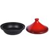 Oală Taji Emailată Set de Vase de Bucătărie Comerciale pentru Pui Gătit Lent cu Orez Casserole Oală pentru Tocană Gătită Lent în Bucătărie
