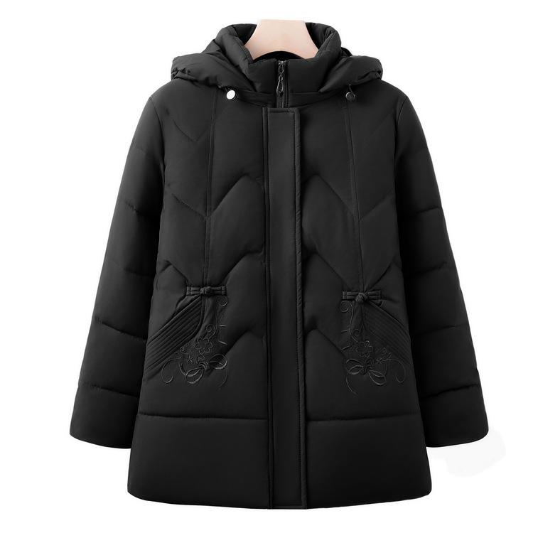 New Mother Cotton Jacket Middle-aged and Elderly Grandma Winter Clothes Large Size Cotton Jacket Cotton Jacket Casual Jacket Winter Clothes