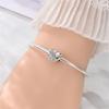 Original Copper Family String Beads Affection Copper Heart Beads Fit Bracelet Anniversary Fine Gift Accessory Diy