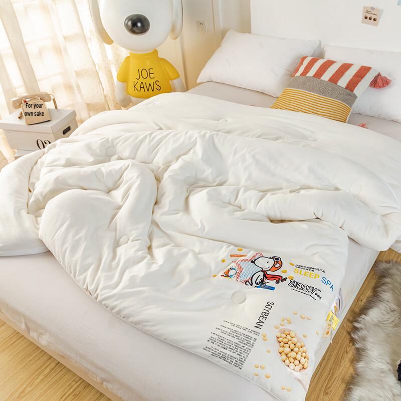 SNOOPY Skin-Friendly Soybean Fiber Quilt