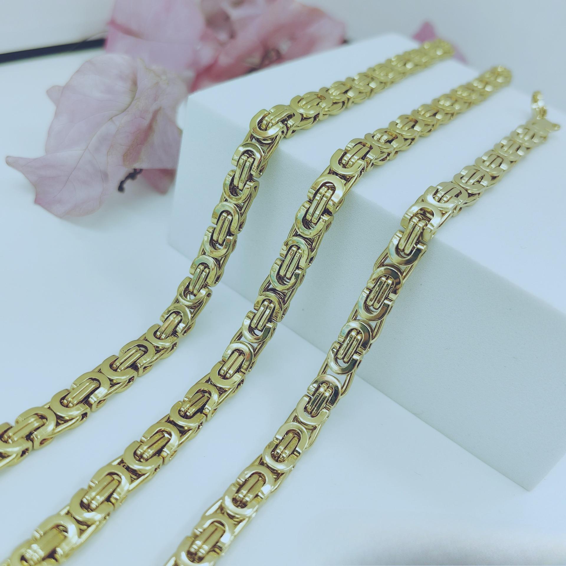 

2025 Trendy Men s Accessories Fashion Men s Atmosphere Necklace Clavicle Chain 60CM