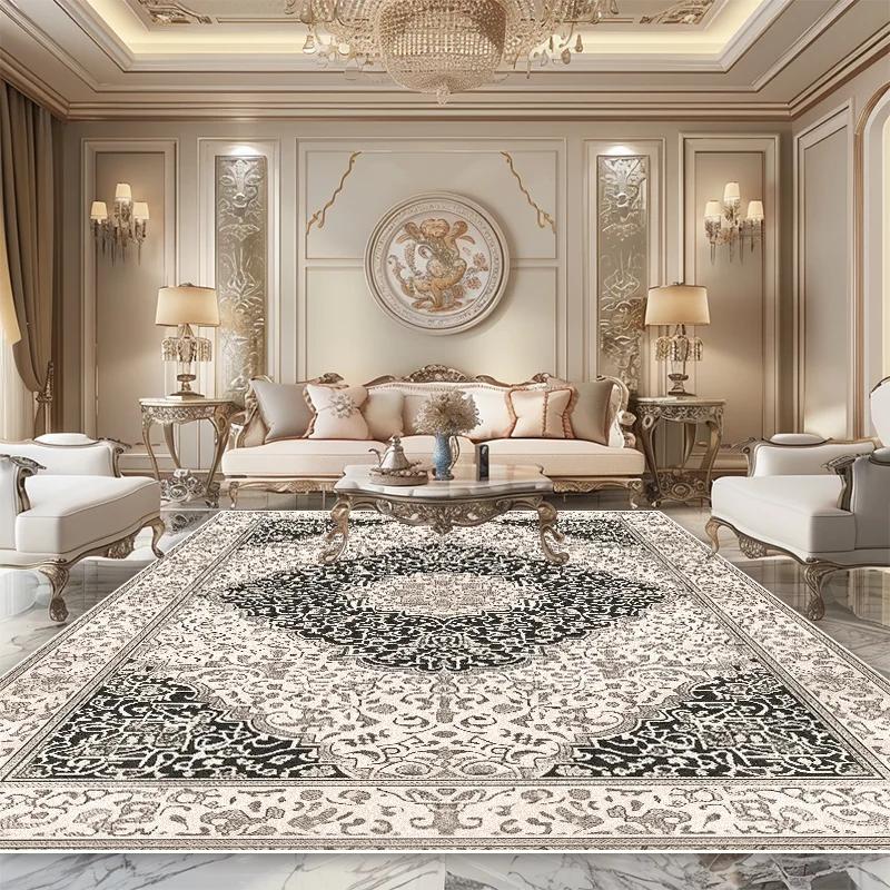 Persian Luxury Carpet Living Room High-grade Bedroom Decoration Beautiful Large Area Rug Lounge Non-slip Soft Bedside Floor Mats
