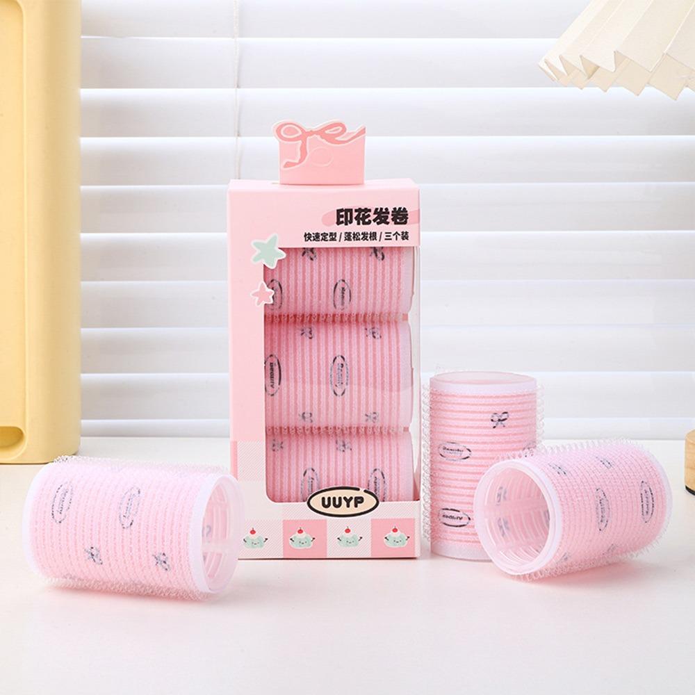 

3/4 шт. Пластикові бігуді для волосся Багатоколірна плойка Затискач для об єму біля коренів Інструмент для перукарського мистецтва cartoon-3pcs