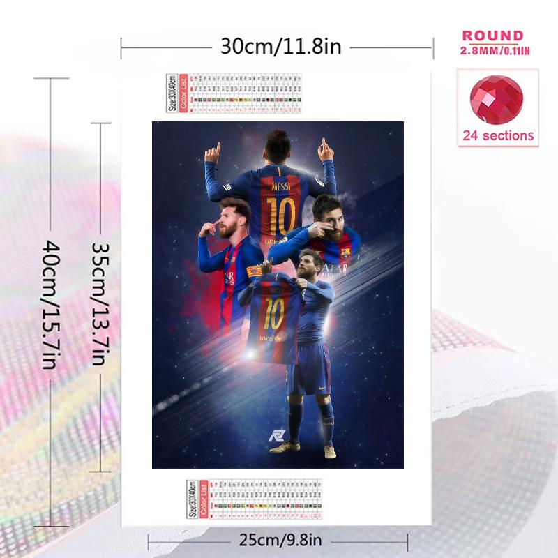 Leo poster 100% Round Full Drill 5D DIY Diamond Painting Embroidery Cross Stitch Rhinestone Décor