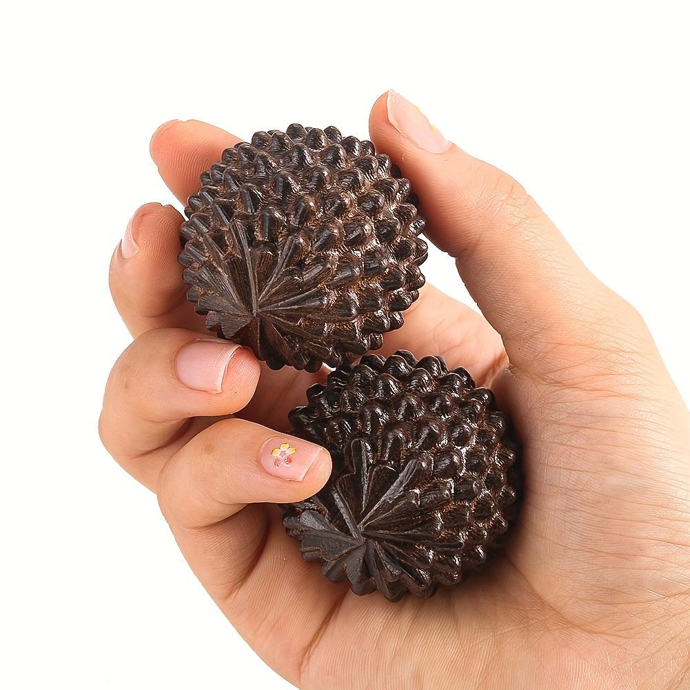 1pc Wooden Hand Massage Ball for Relax - Ideal for Yoga, Meditation & Enhanced Focus, Durable Wood Construction, Handheld Relaxation Tool