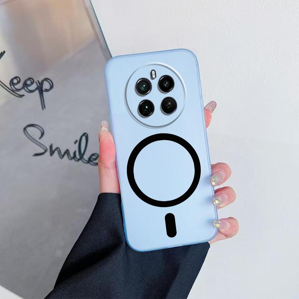 Hülle für realme 12+ 5G, 12 Pro+ 5G, Pro, 12 4G, Narzo 70 Pro 5G, 70 5G Premium Magnetische Matte Handyhülle Schutzhülle