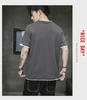 Men's Short-Sleeve Two-Piece Look Cotton T-Shirt, Loose & Breathable Hong Kong Style, Comfortable Spring/Summer Casual Innerwear Trend