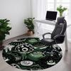 1pc Eyes Pattern Office Round Area Rug, Indoor Mat Suitable For Office, Under Office Chairs Bedroom Living Room Home Decor, Room Deco