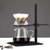 Pour Over Coffee Stand Coffee Dripper Filter Stand Retro Hand-Brewed Coffee Stand Household Drip Filter Stand Wooden Base Adjust