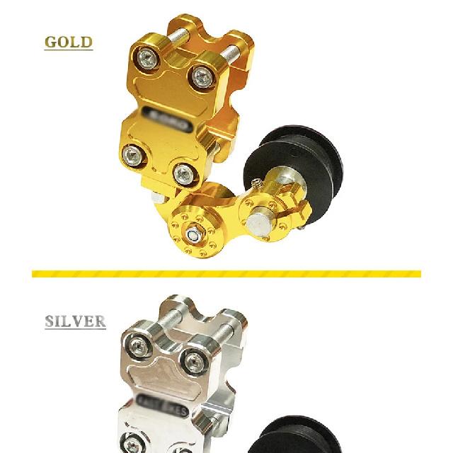 Motorcycle Universal Adjustment Accessories Adjuster Wheel Chain Tensioner Roller Tightener for Motorbike Motocross Chopper ATV