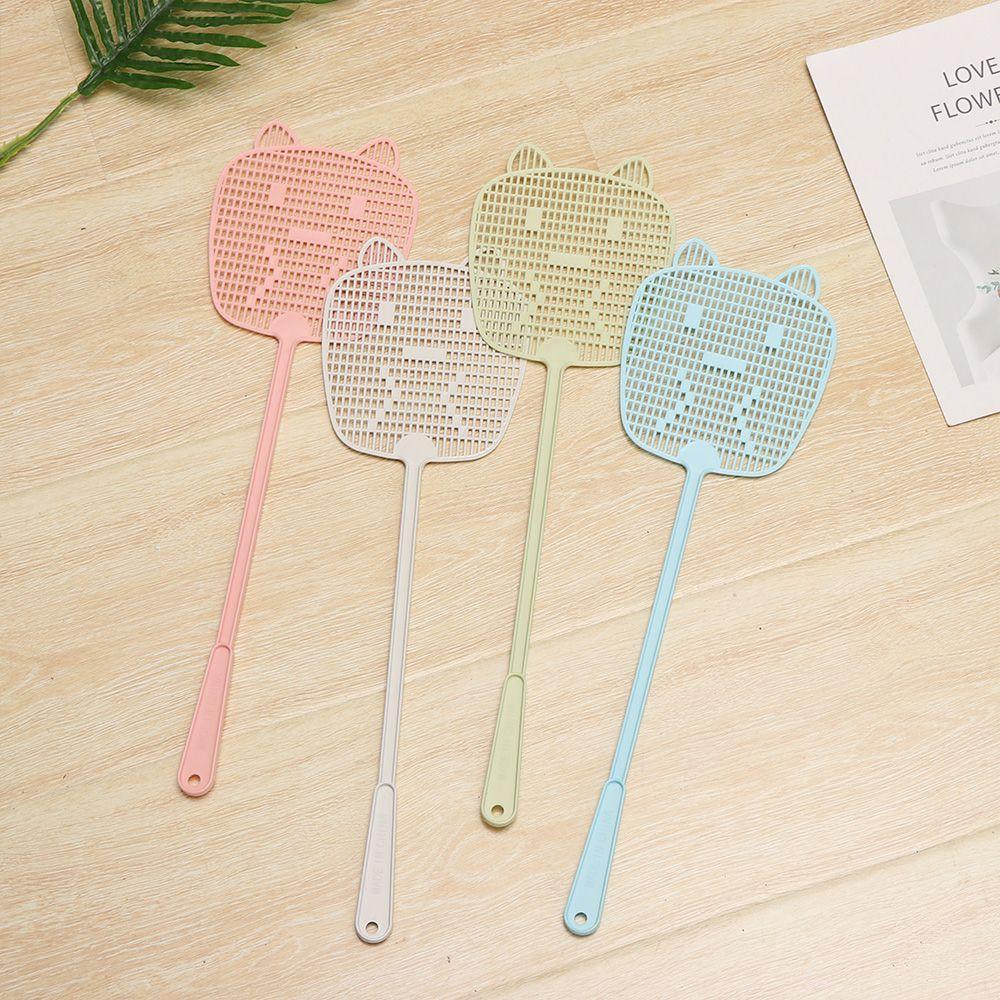 1PC Fly Swatter Insect Killer Mosquito Wasp Long Handle Pest Bat Tool Summer Plastic Insect Mosquito Killer Tool Random Color