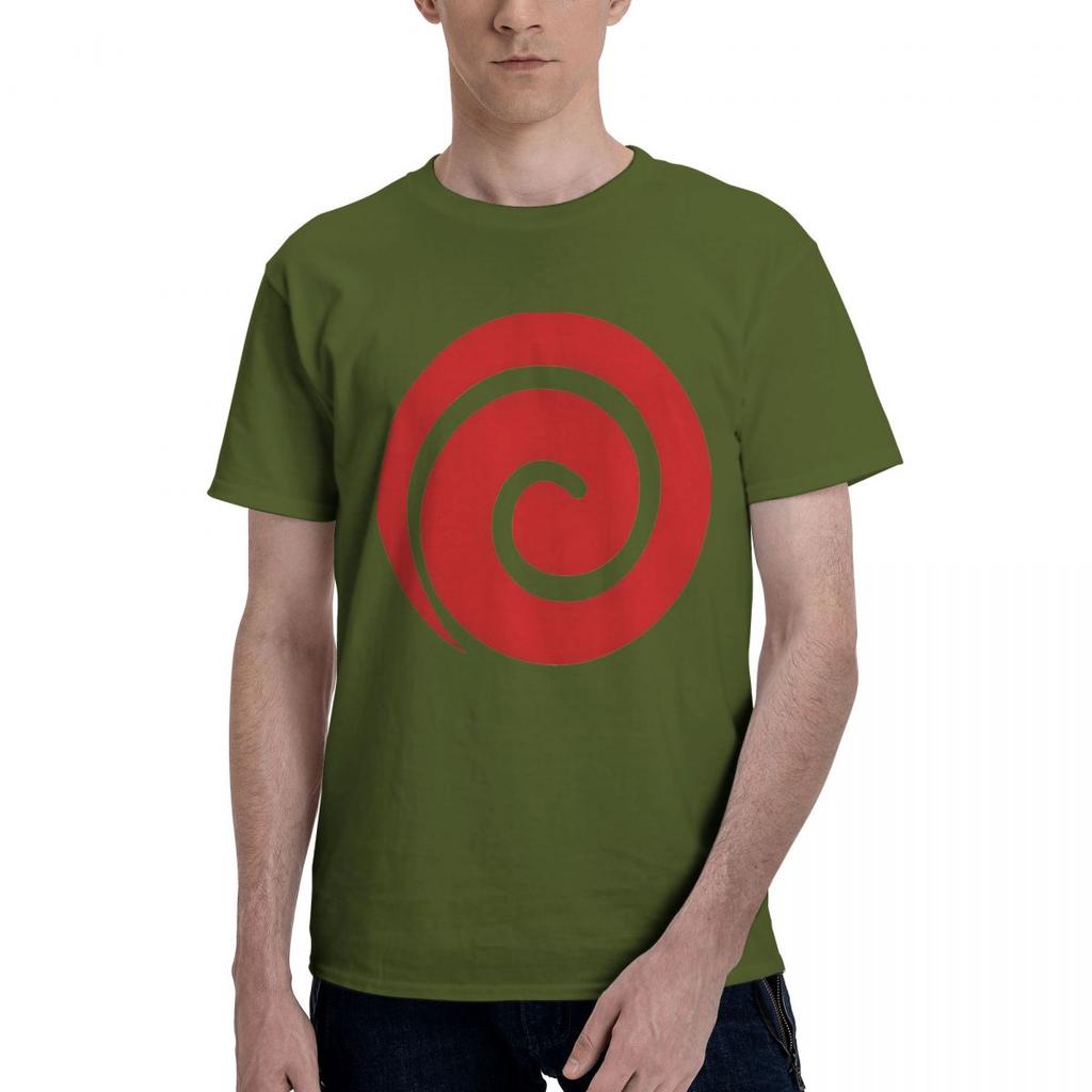Uzumaki Clan 2 100 Cotton Casual Breathable Confortable Shirt Mens TShirts Man Clothes