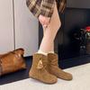 Fashion 2025 New Women's Simple Stylish and Comfortable High Quality Simple Boots New Flat Bottom Versatile Short Boots