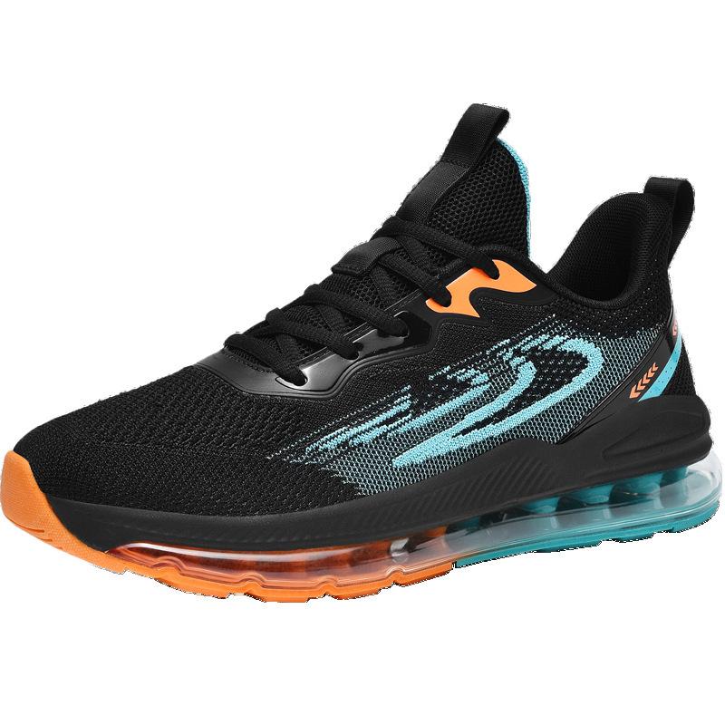 

Мужская обувь модный тренд амортизация по всей стопе кроссовки для бега уличные очень большого размера дышащая спортивная обувь для мужчин из летучего трикотажа 48