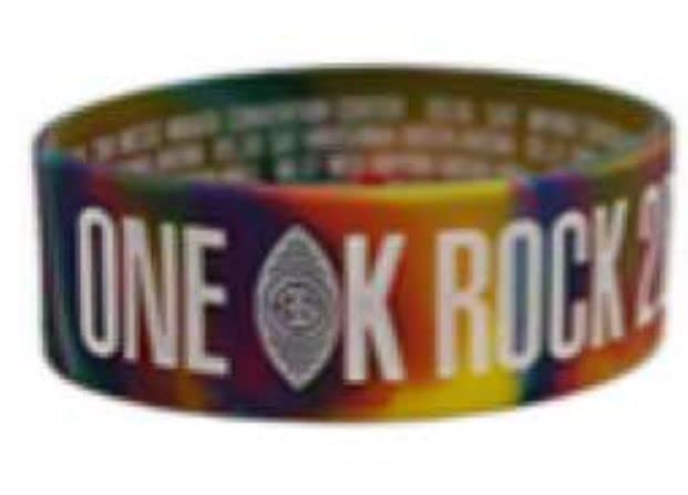 ONE OK ROCK 2015 "35xxxv" JAPAN TOUR Official Merchandise Rubber Band (Rainbow)