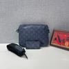 [Pre-Owned] Duo Messenger Classic Stylish Lightweight Monogram Print Multifunctional Leather Messenger Bag Coin Purse Clutch Cross - Excellent #BEK1ZF