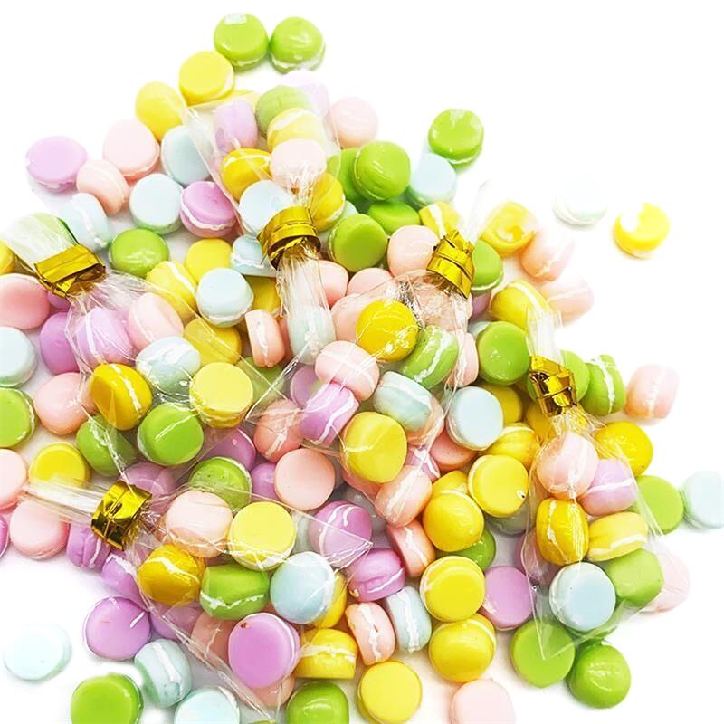 Model domečku pro panenky Hračka Miniaturní Cukrová barva Makronka Dezert Dort Kuchyňské hračky Domeček pro panenky Hrací doplněk Model mikro krajiny Dárek