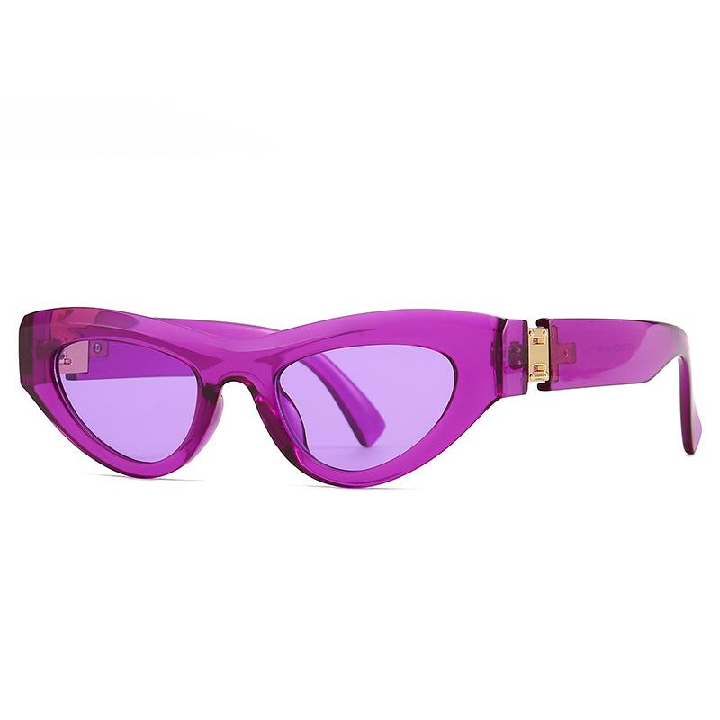 Fashion Black Trend Sunglasses Woman Brand Vintage Style Cat Eye Sun Glasses For Women Uv400 Protection Eyewear