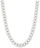 [Ancorock] Chain Necklace for Men and Women, Silver, kog4627 A, Free Size
