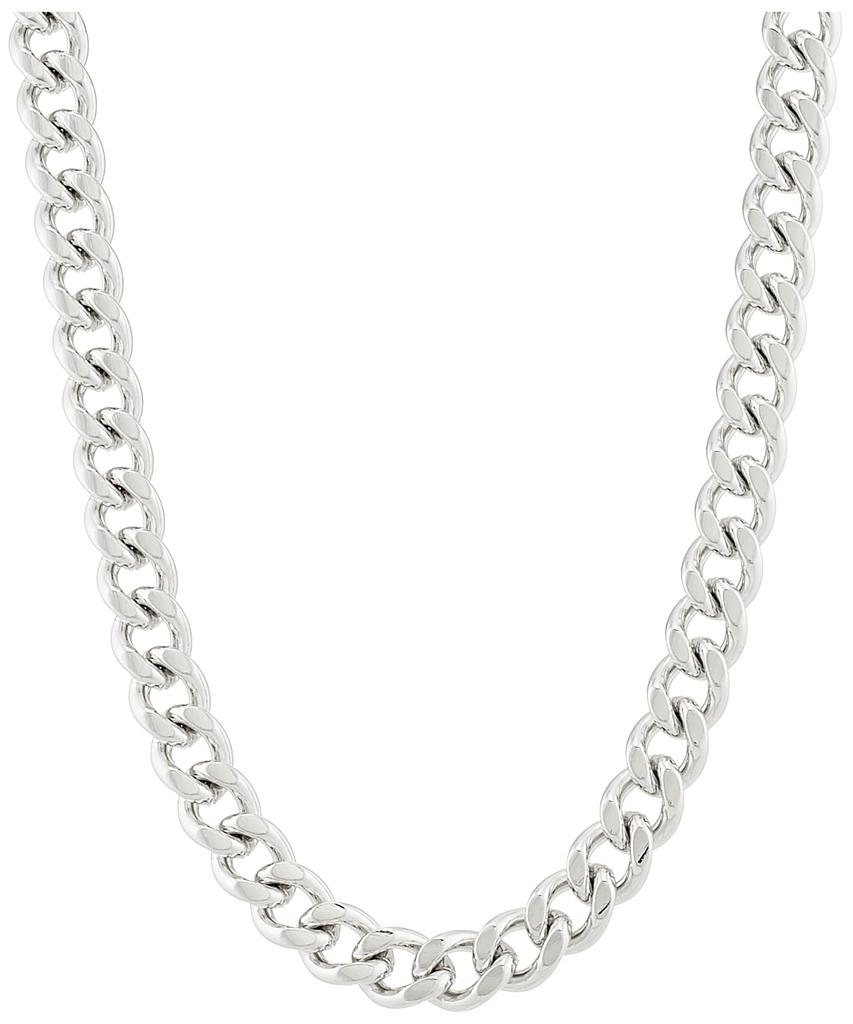 [Ancorock] Chain Necklace for Men and Women, Silver, kog4627 A, Free Size