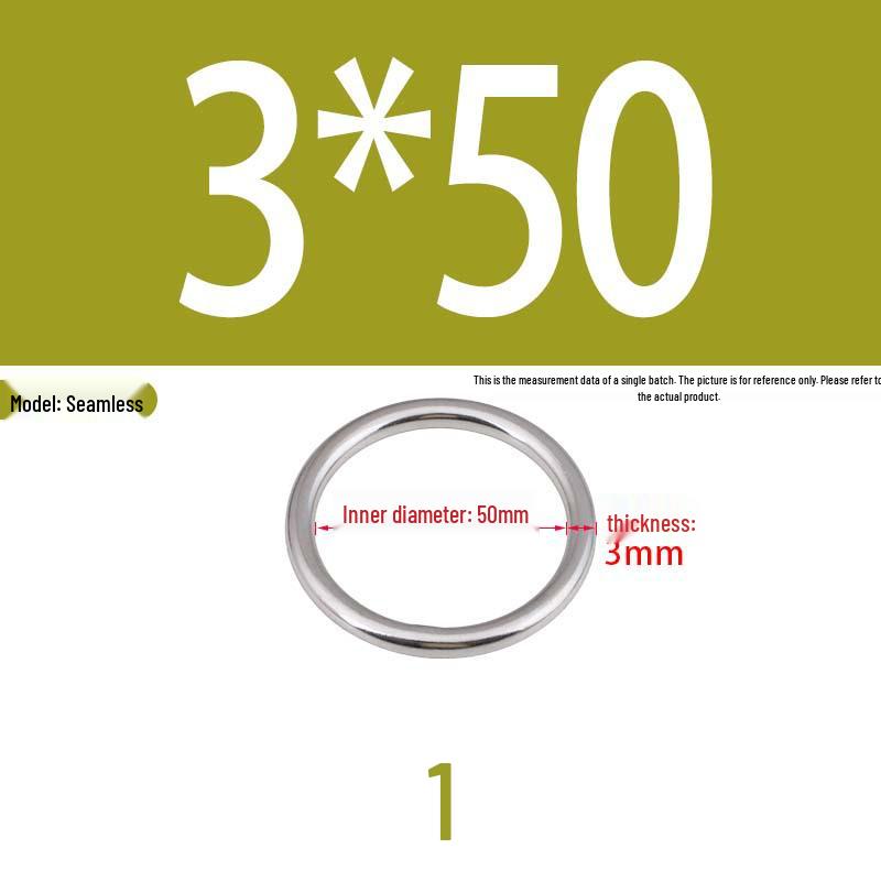 304 Stainless Steel Seamless O-Ring for Lifting and Hammock Yoga Connection